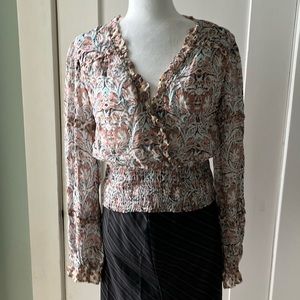 NWT paisley Anthropologie top